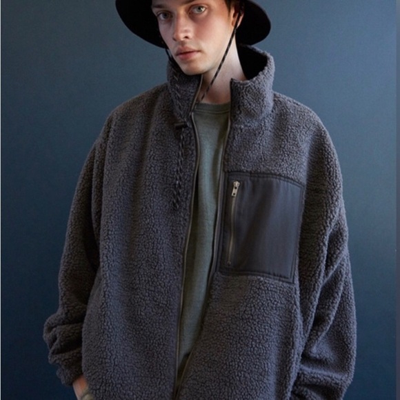 ☀️PACSUN Fleece/Sherpa Jacket - Picture 1 of 11